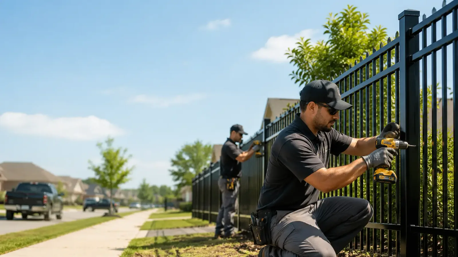Metal Fence Installation in Russell, KS